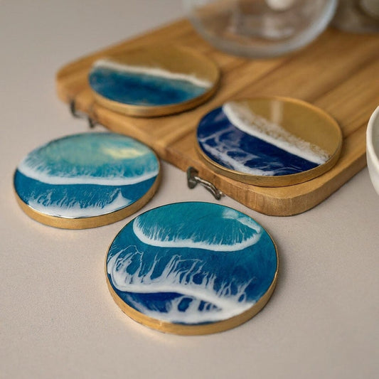 Custom Resin Art Coasters (set of 6) Image