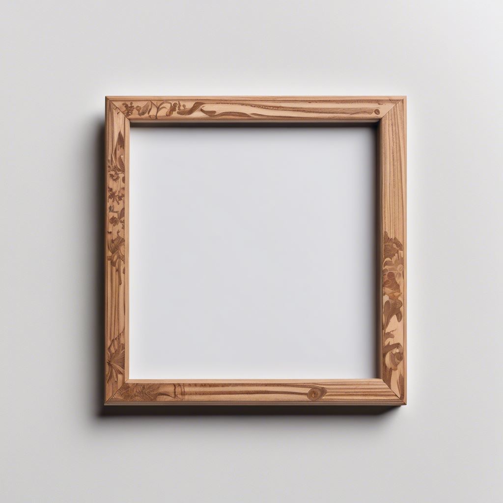 Engraved Wooden Photo Frame Image