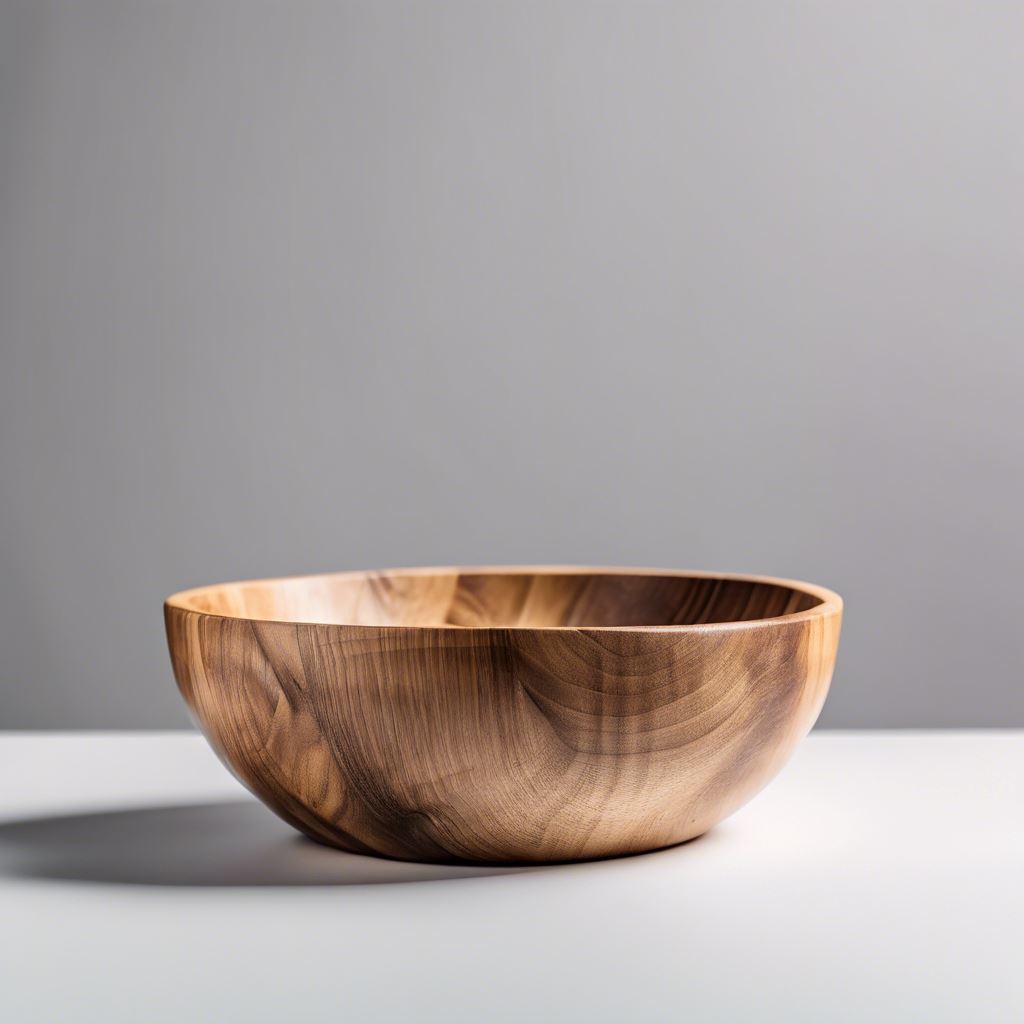 Handcrafted Wooden Bowl Image